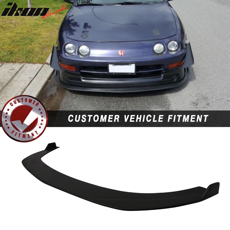 Universal IKON Style Unpainted Front Lip Splitter PP