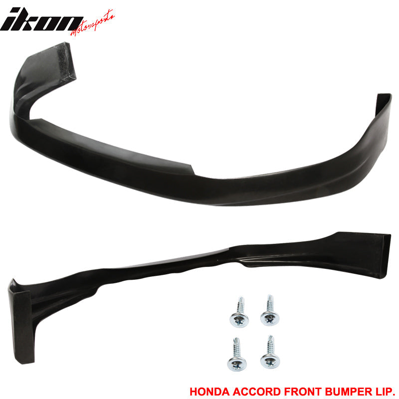 2006-2007 Honda Accord Sedan HF-P Style Unpainted Front Bumper Lip PU