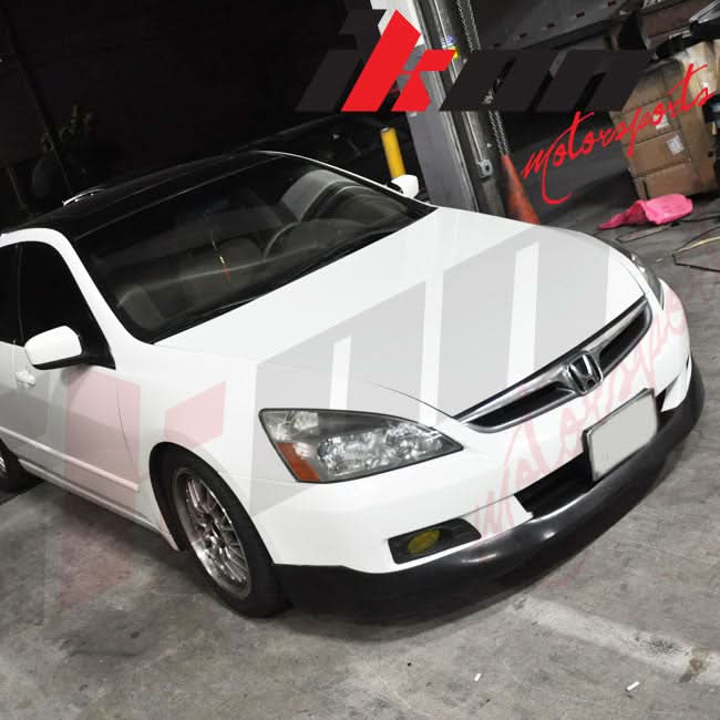 2006-2007 Honda Accord Sedan HF-P Style Unpainted Front Bumper Lip PU