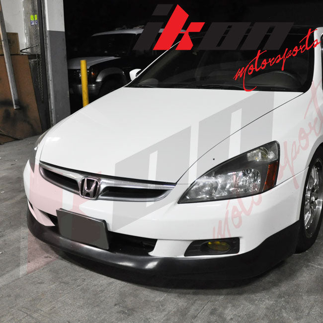 2006-2007 Honda Accord Sedan HF-P Style Unpainted Front Bumper Lip PU