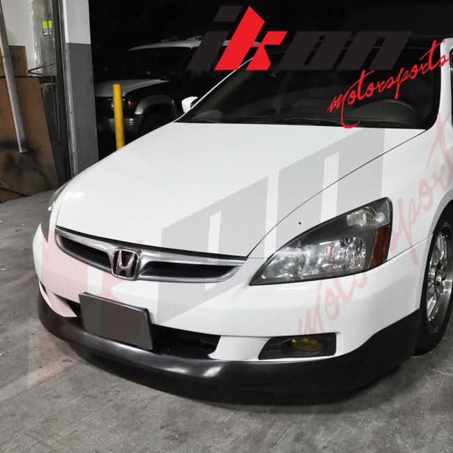 2006-2007 Honda Accord Sedan HF-P Style Unpainted Front Bumper Lip PU