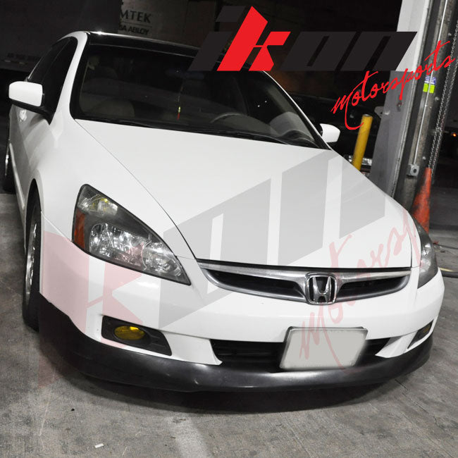 2006-2007 Honda Accord Sedan HF-P Style Unpainted Front Bumper Lip PU