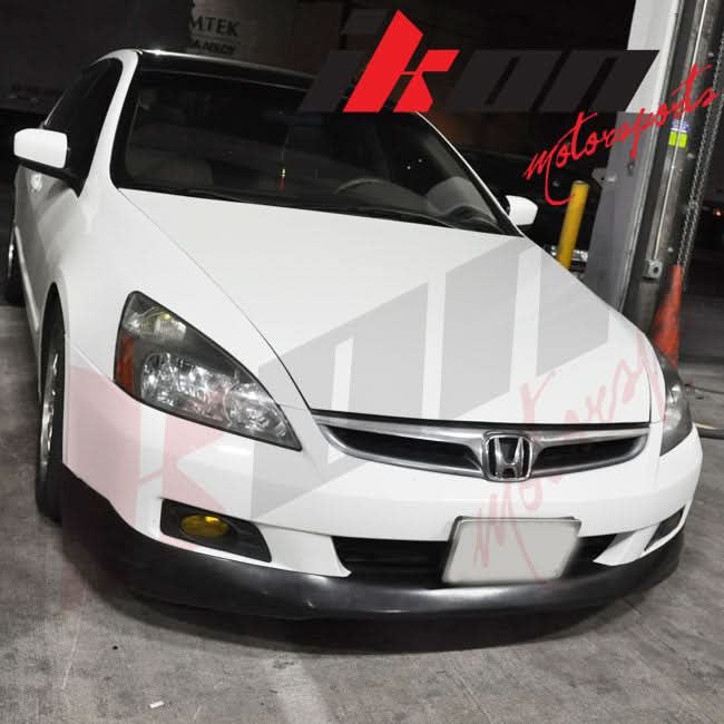 2006-2007 Honda Accord Sedan HF-P Style Unpainted Front Bumper Lip PU