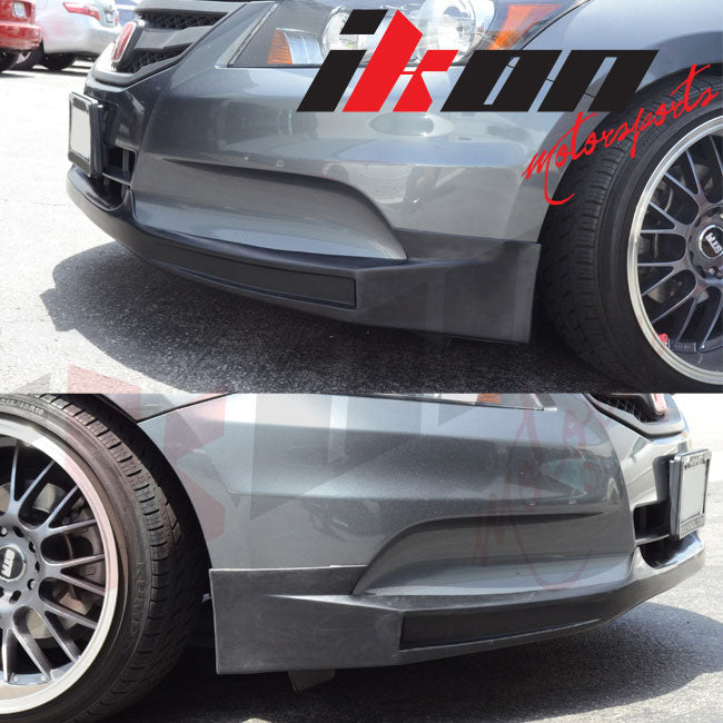 2011-2012 Honda Accord Sedan Mugen Style Front Bumper Lip Spoiler PU