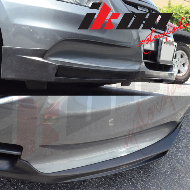 2011-2012 Honda Accord Sedan Mugen Style Front Bumper Lip Spoiler PU