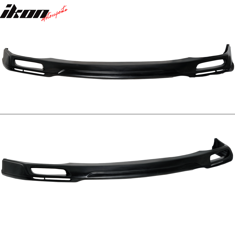 1998-2002 Honda Accord Sedan V Style Unpainted Front Bumper Lip - PU