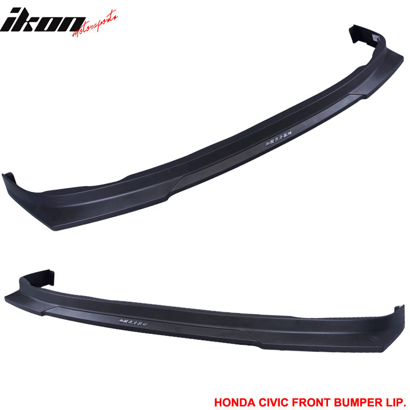 2006-2008 Honda Civic 2Dr HCL Style Front Bumper Lip Spoiler PP