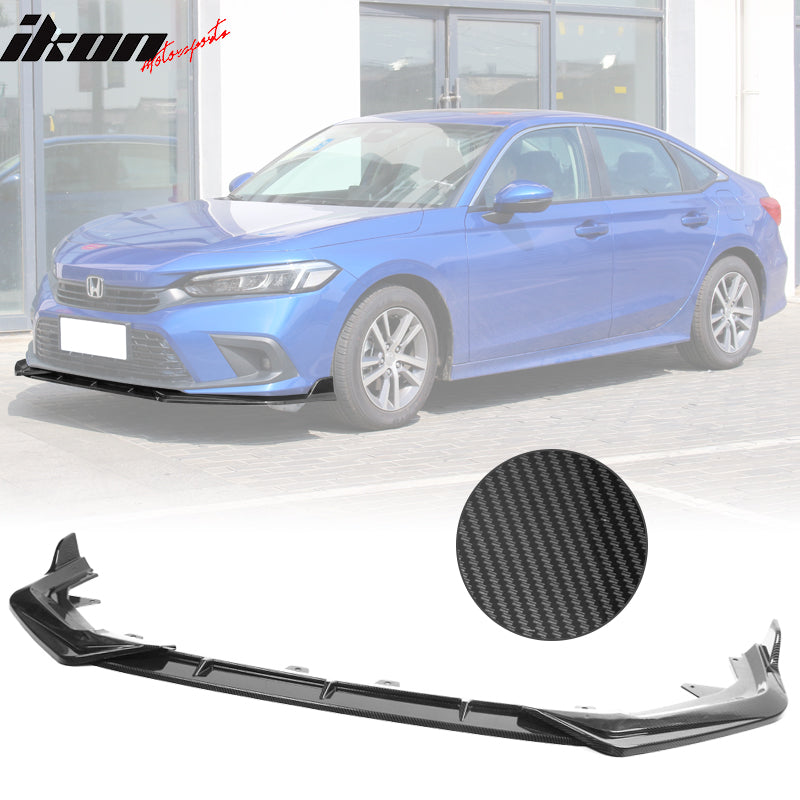 2022-2023 Honda Civic 11th Gen Front Lip Chin Spoiler PP 3PC