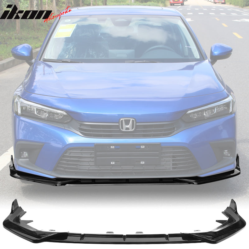 2022-2023 Honda Civic 11th Gen Front Lip Chin Spoiler PP 3PC