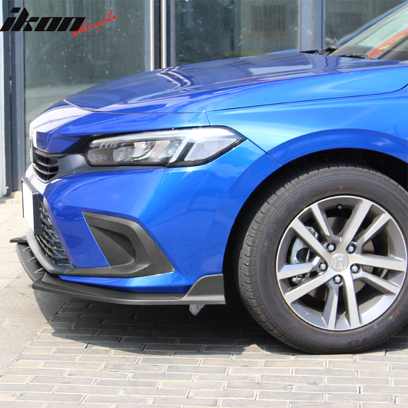 2022-2023 Honda Civic 11th Gen Front Lip Chin Spoiler PP 3PC