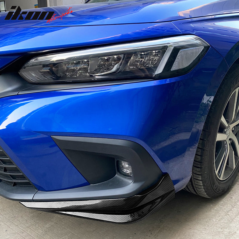 2022-2024 Honda Civic 11th HPD Style 2PC Front Splitters Painted PP