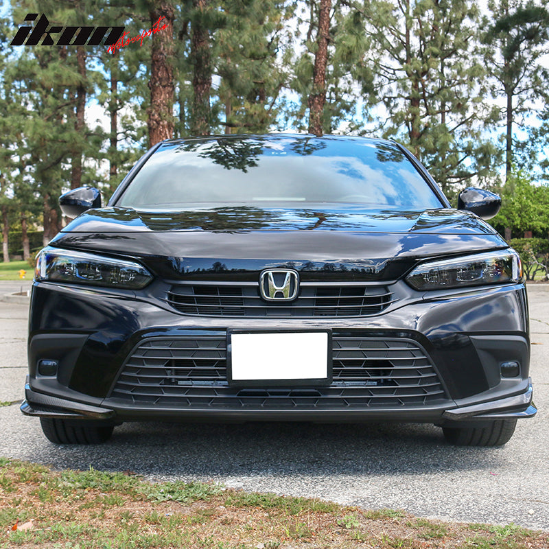 2022-2024 Honda Civic 11th HPD Style 2PC Front Splitters Painted PP