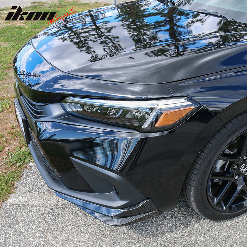 2022-2024 Honda Civic 11th HPD Style 2PC Front Splitters Painted PP