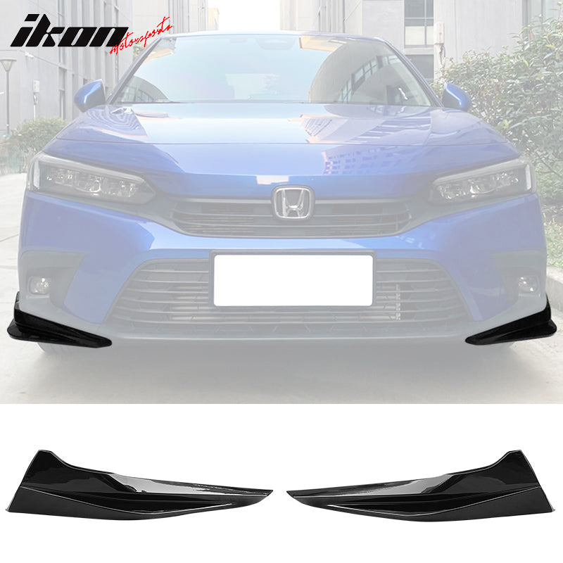2022-2024 Honda Civic 11th HPD Style 2PC Front Splitters Painted PP