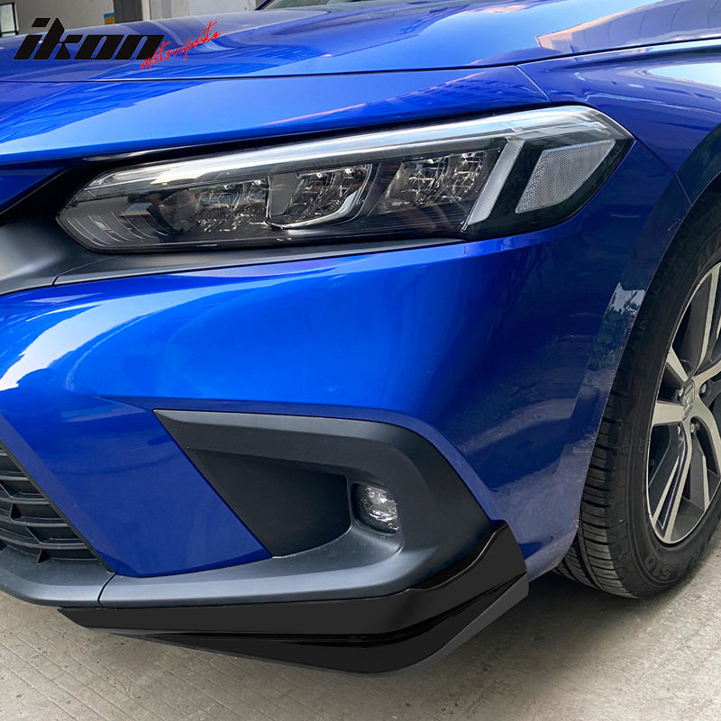 2022-2024 Honda Civic 11th HPD Style 2PC Front Splitters Painted PP