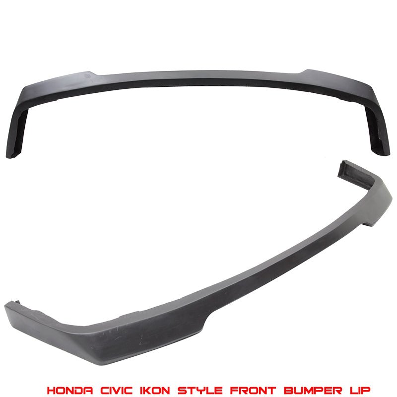 1988-1991 Honda Civic IKON -2000 Style Front Bumper Lip Spoiler PU