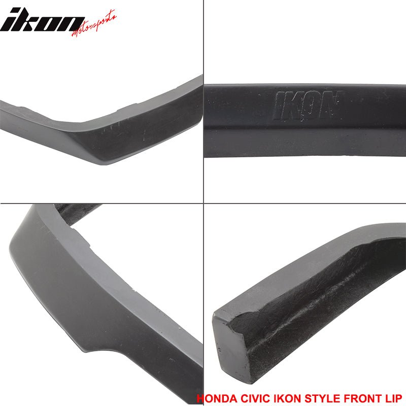 1988-1991 Honda Civic IKON -2000 Style Front Bumper Lip Spoiler PU