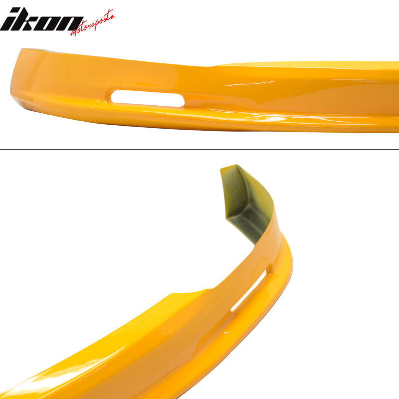 1996-1998 Honda Civic Mugen Style Painted Orange Front Bumper Lip PU