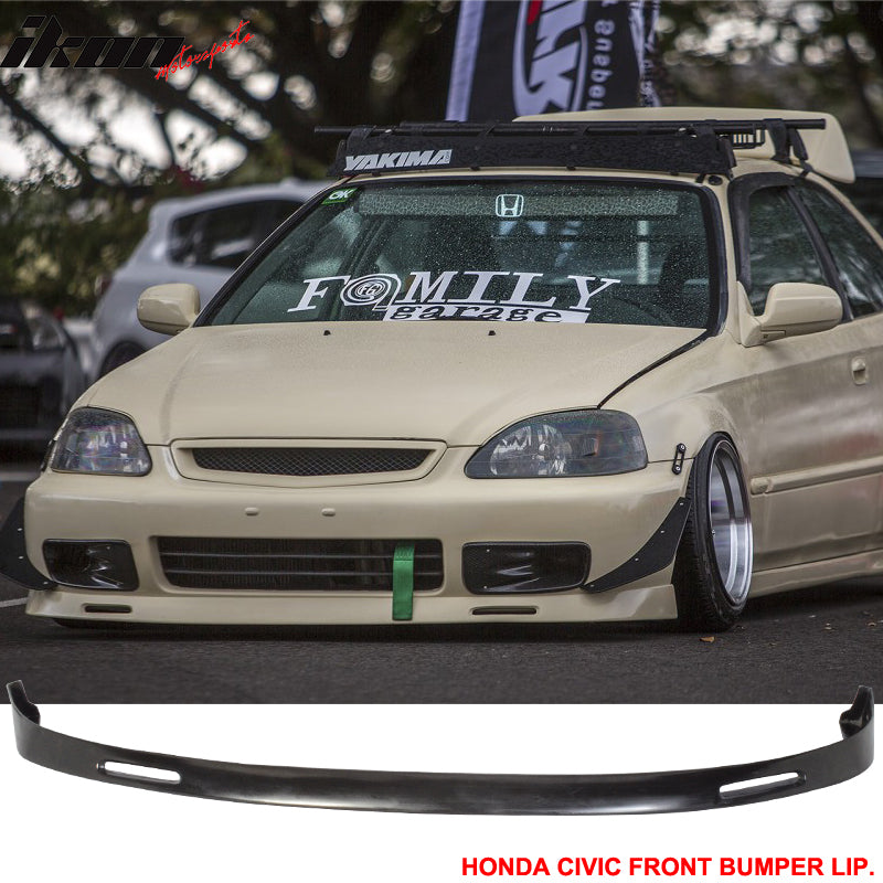 1999-2000 Honda Civic OE Style Front Bumper Lip PU