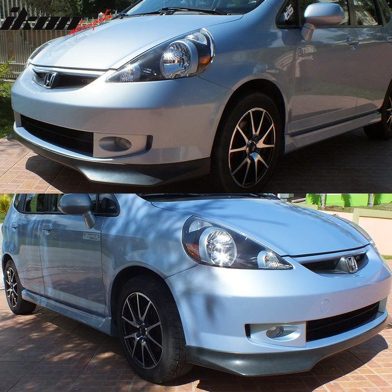 2007-2008 Honda 5Dr HB Hatchback EVO Front Bumper Lip Spoiler PU