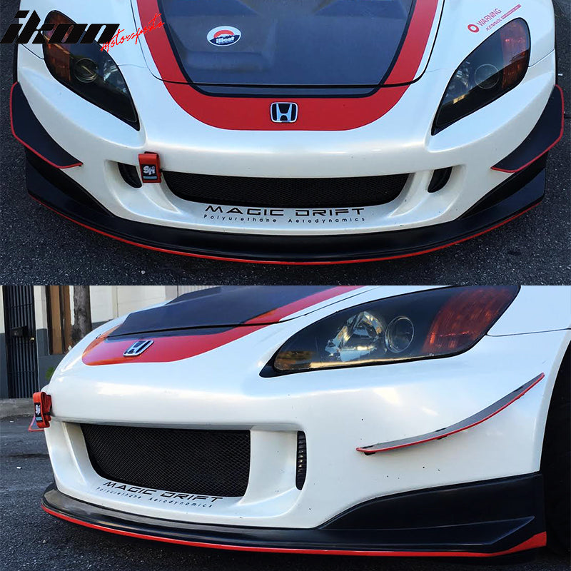 2004-2009 Honda S2000 AP2 DT Style Front Bumper Lip Spoiler PU