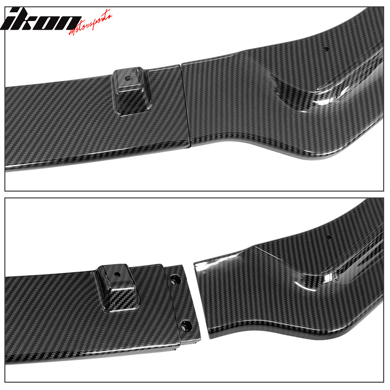 2018-2022 Infiniti Q50 Base Front Bumper Lip Chin Spoiler PP 3PC