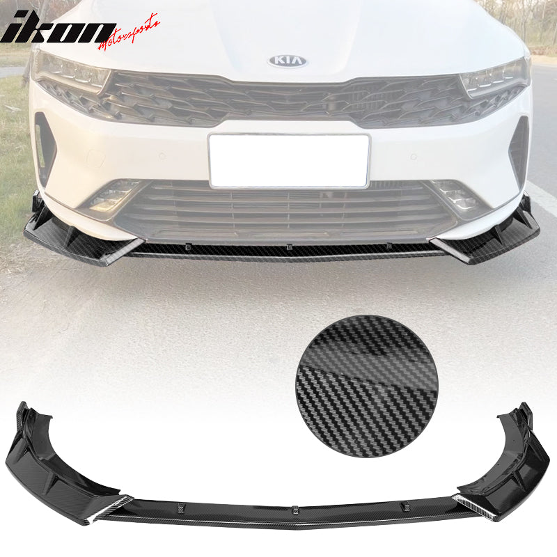 2021-2023 Kia K5 IKON Style 3PCS Front Bumper Lip Spoiler PP
