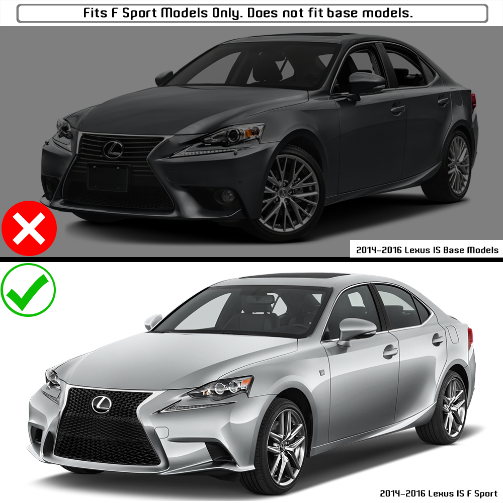 2014-2016 Lexus IS250 IS300 IS350 F Sport Front Lip Spoiler