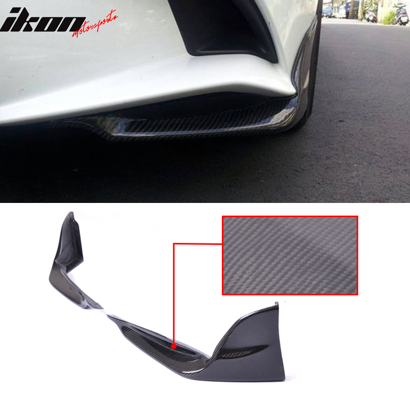 2014-2016 Lexus IS250 IS350 TR Style Front Bumper Lip Carbon Fiber