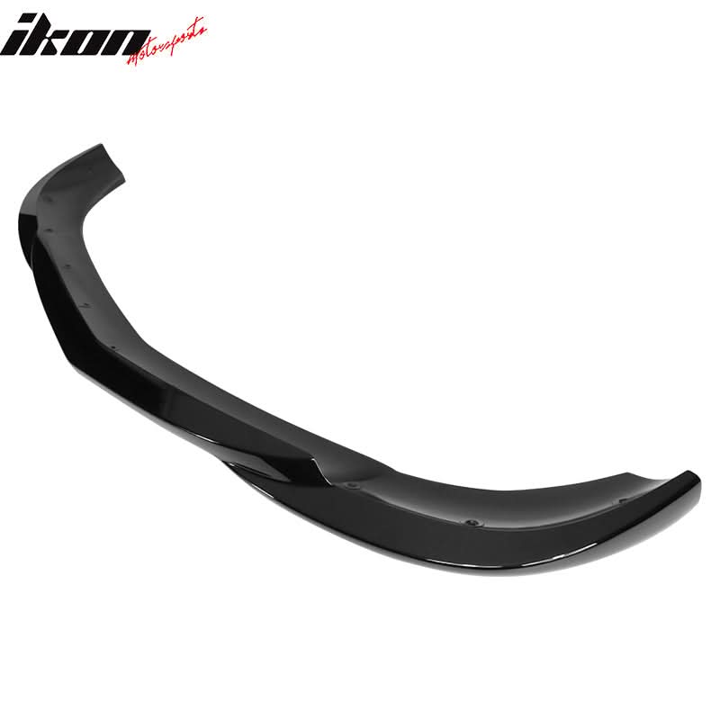 2012-2014 Benz W204 C Class GH Style Gloss Black Front Bumper Lip ABS