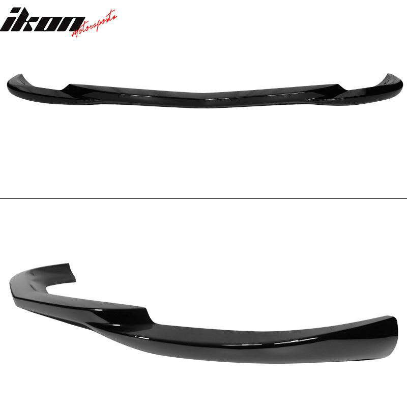 2012-2014 Benz W204 C Class GH Style Gloss Black Front Bumper Lip ABS