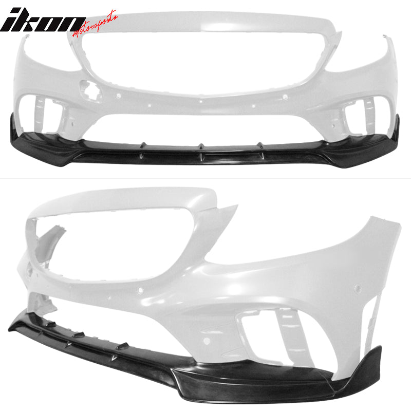 2019-2020 Benz W205 C-Class Unpainted Front Bumper Lip Splitter PU