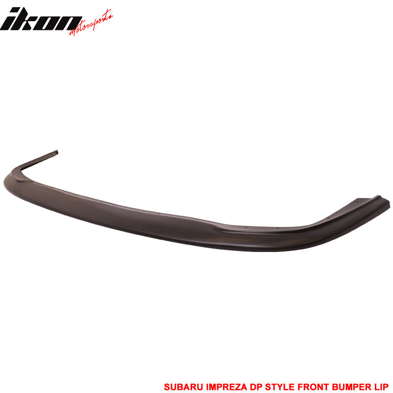 2002-2003 Subaru Impreza DP Style Unpainted Black Front Bumper Lip PU