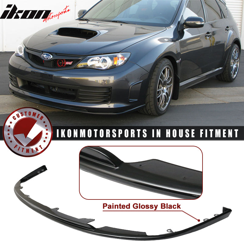 2008-2010 Subaru Impreza STI Front Bumper Lip Spoiler PP