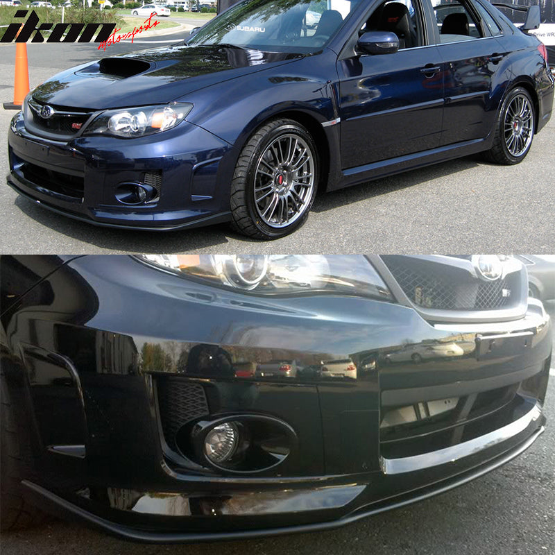 2011-2014 Subaru Impreza WRX STI V-Limited Style Front Lip Splitter PP