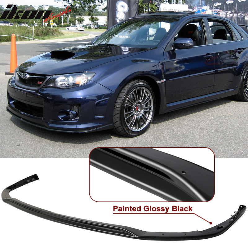 2011-2014 Subaru Impreza WRX STI V-Limited Style Front Lip Splitter PP