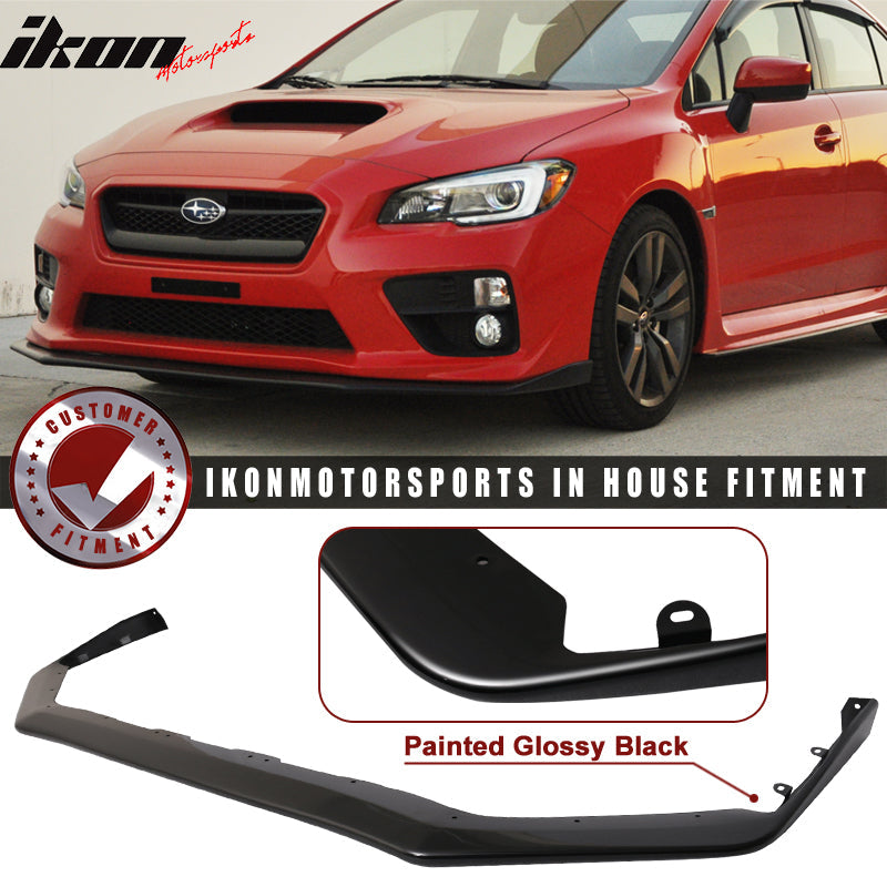 2015-2017 Subaru WRX STI V-Limited Style Front Bumper Lip Spoiler PP