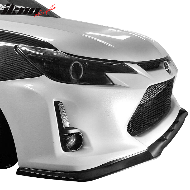 2014-2016 Scion tC V3 Style Front Bumper Lip Chin Spoiler Splitter PU