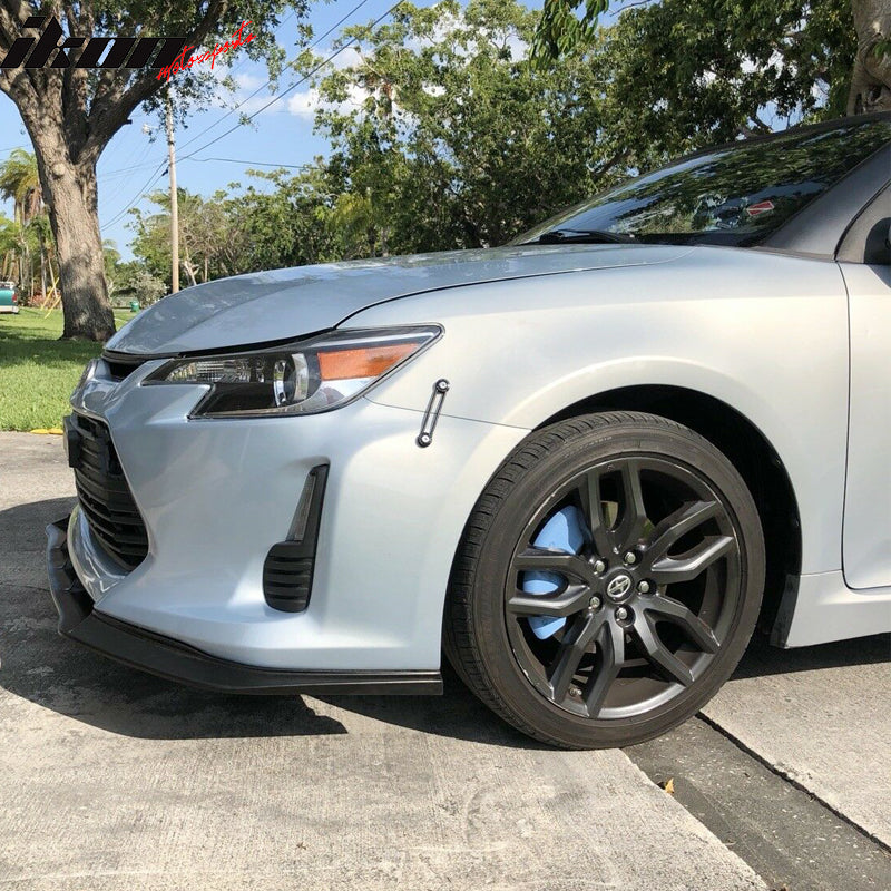 2014-2016 Scion tC V3 Style Front Bumper Lip Chin Spoiler Splitter PU