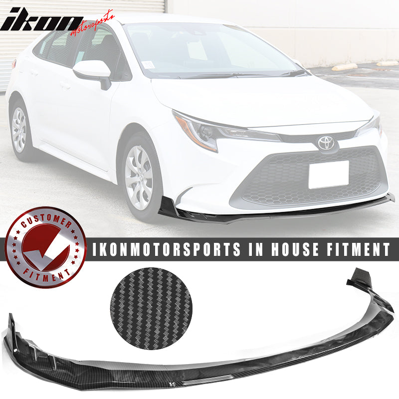 2020-2022 Toyota Corolla L LE XLE Hybrid Front Bumper Lip PP