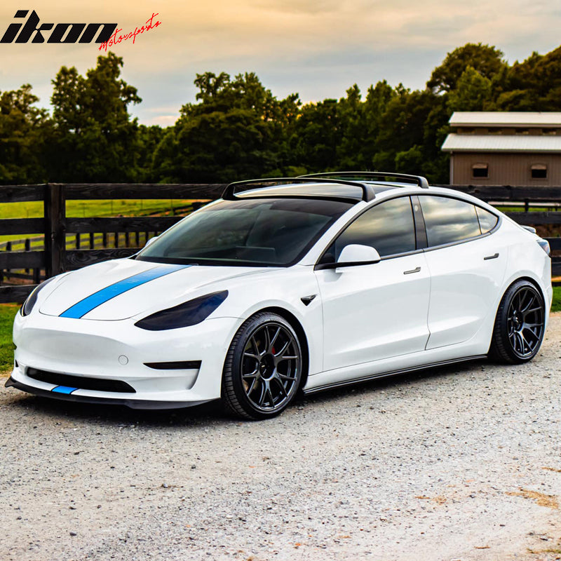 2017-2023 Tesla Model 3 Front Lip Spoiler PP IKON Style