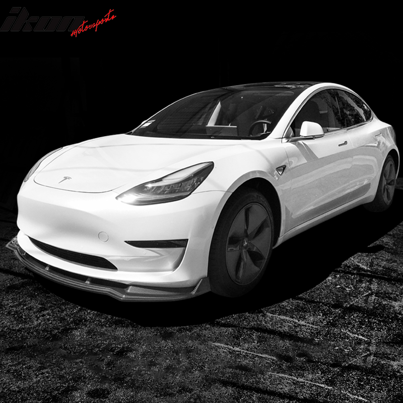 2017-2023 Tesla Model 3 IKON Style Front Bumper Lip PP