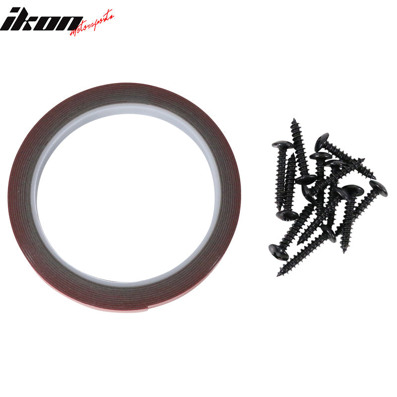 2012-2016 Tesla Model S IKON Style Front Bumper Lip Carbon Fiber