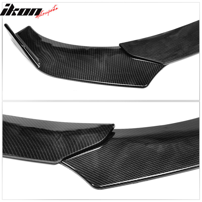 Universal 62"-66" A Style Front Bumper Lip ABS 3PC