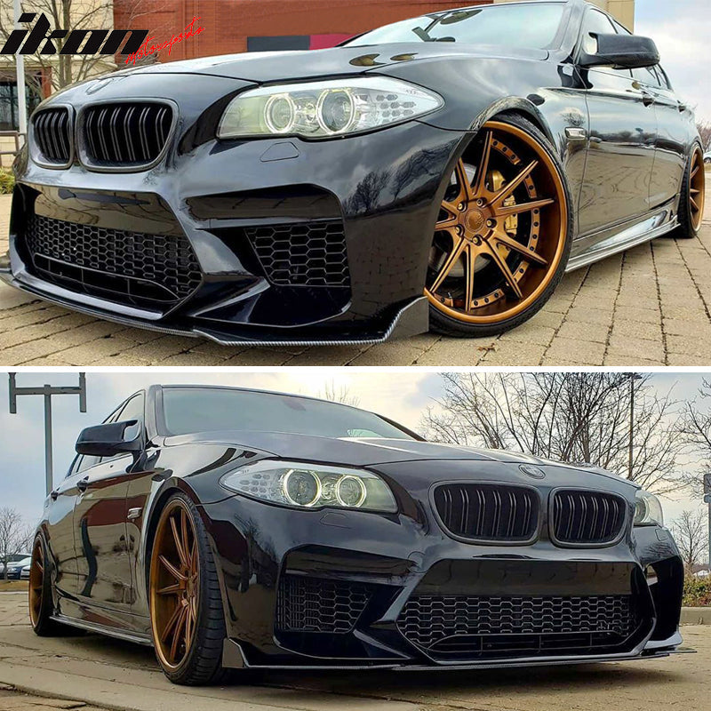 Universal 62"-66" A Style Front Bumper Lip ABS 3PC