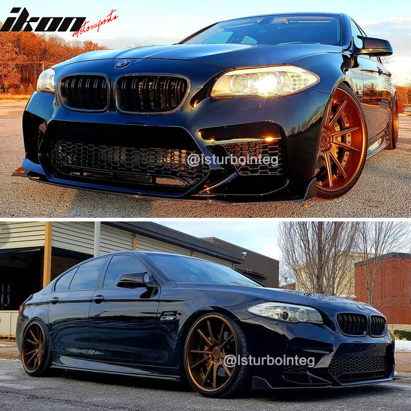 Universal 62"-66" A Style Front Bumper Lip ABS 3PC