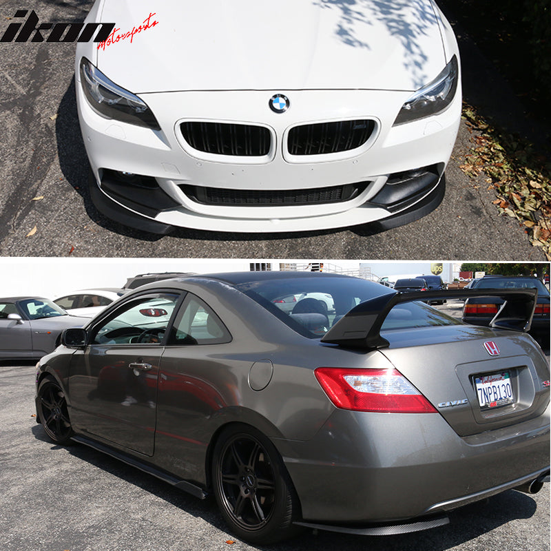 Universal 27x9" Add On 2PCS Front Or Rear Bumper Lip Splitter