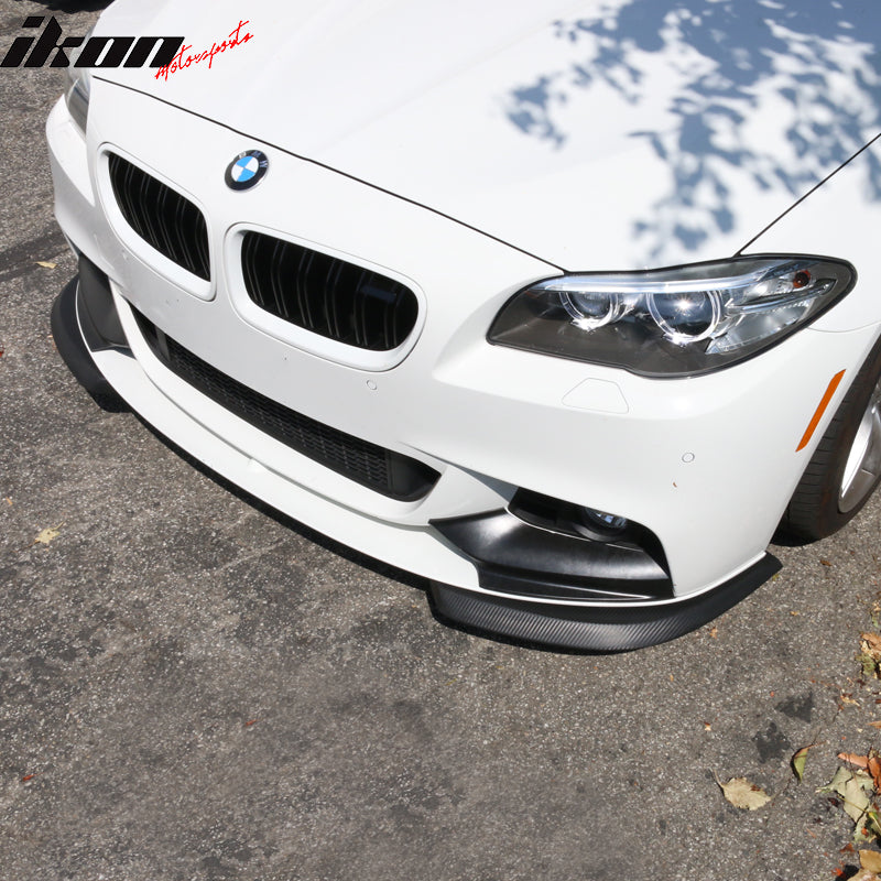 Universal 27x9" Carbon Fiber Print Front Rear Bumper Lip Splitter 2PCS