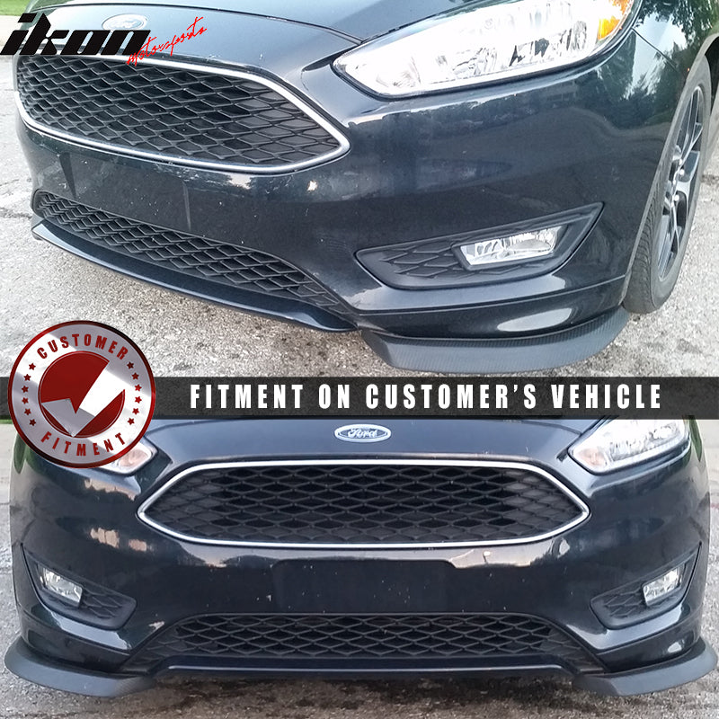 Universal 27x9" Add On 2PCS Front Or Rear Bumper Lip Splitter