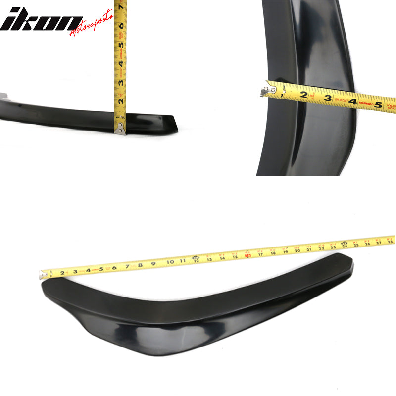 2016-2018 Honda Civic 2PC Unpainted Front Lip Splitter Spoiler PP
